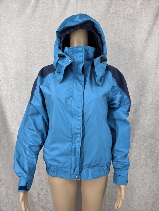 The North Face Other - North Face Girls Size 12 Vintage Jacket Coat Gore-Tex Goretex Blue Hooded